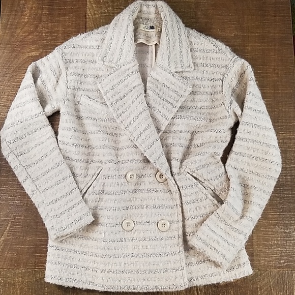 Anthropologie Jackets & Blazers - Anthropologie Elodie Fuzzy Oversized Jacket S